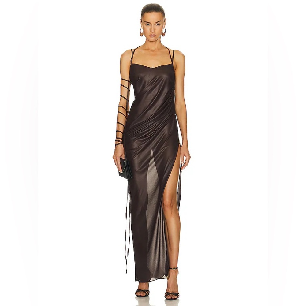 Di Petsa Twisted Undressing Slip Dress - image 1